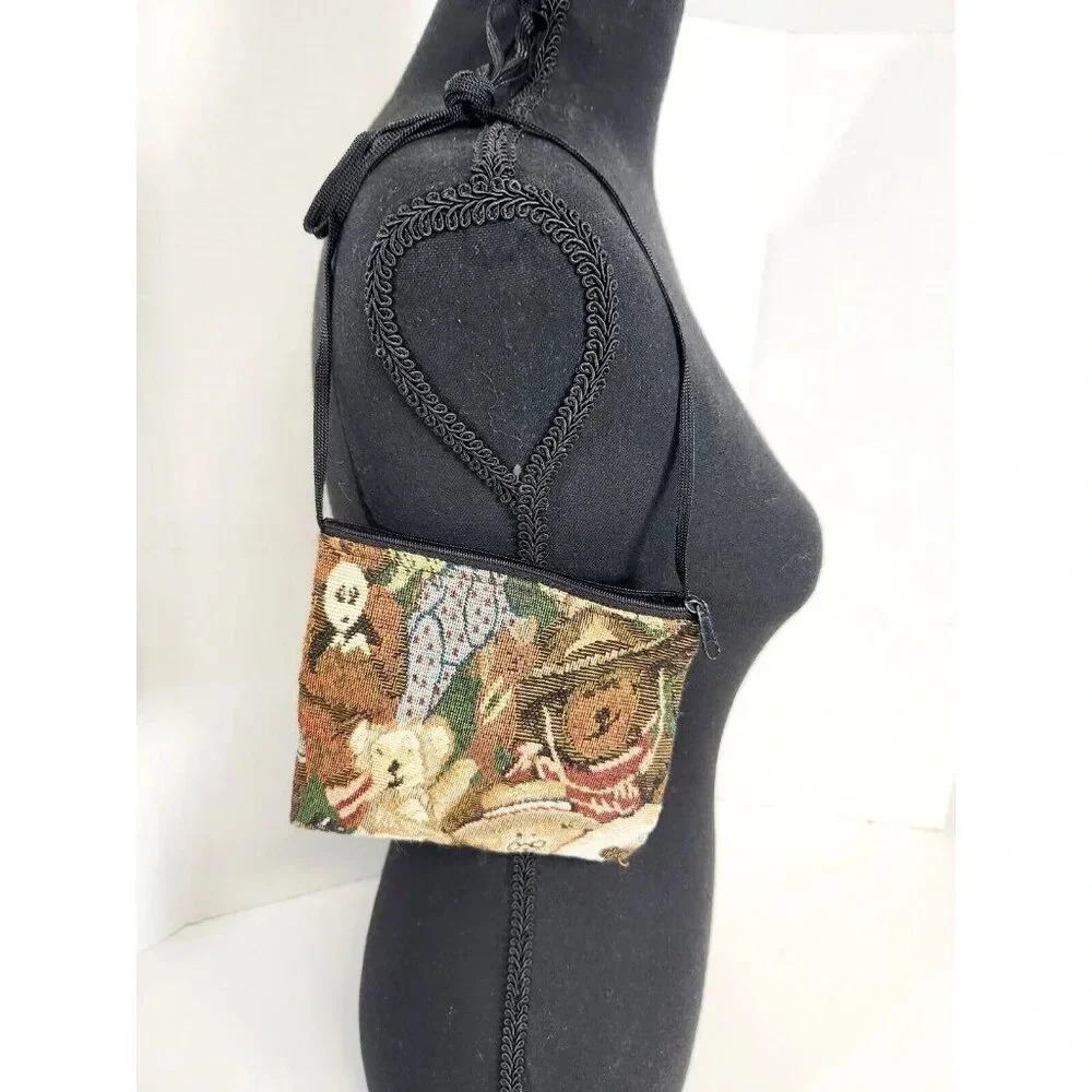 It's A Becky Bag Hand-Crafted USA Bear Stitch Patch Work Cross Shoulder …